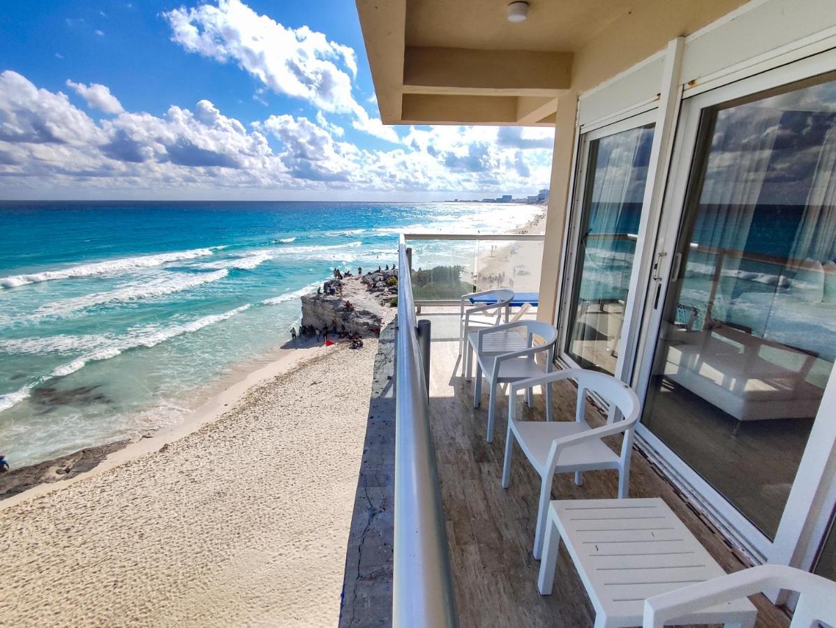 Paradise Beachfront & Nightlife Heart Cancún Exteriör bild