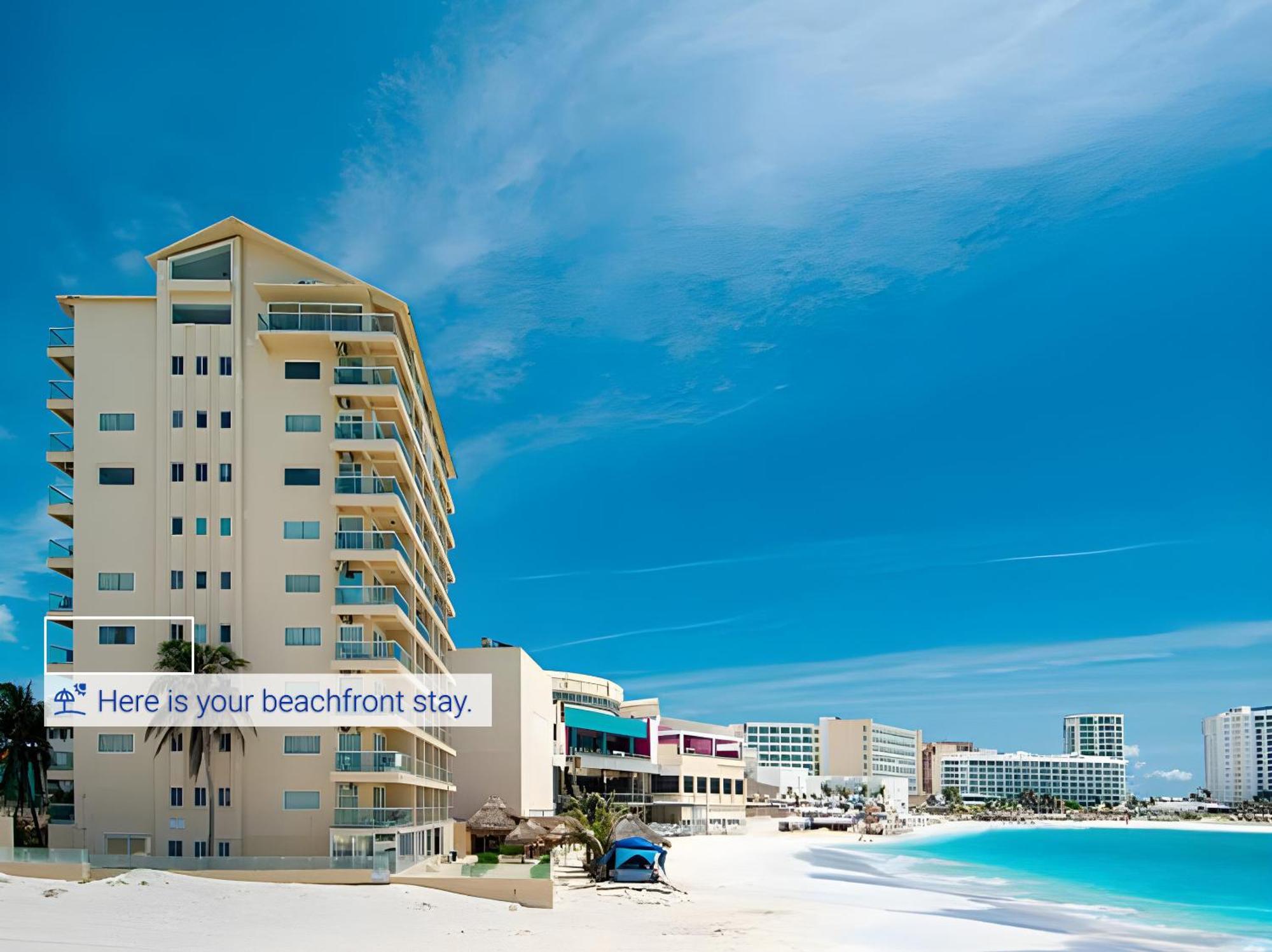 Paradise Beachfront & Nightlife Heart Cancún Exteriör bild